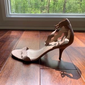 pink suede Chinese Laundry heels (8.5)